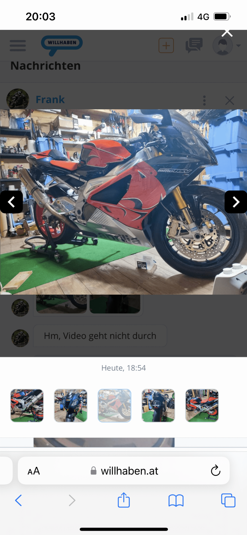 Motorrad verkaufen Aprilia RSV4 Mille Ankauf